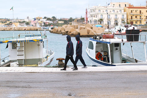 Flüchtlinge auf Lampedusa