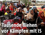 Menschen auf der Flucht im Irak