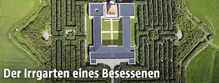 Luftansicht des Labyrinths
