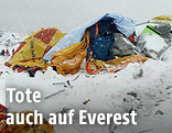 Lawine am Everest Base Camp