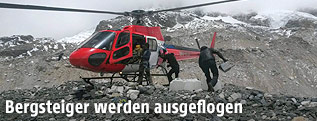 Hubschrauber am Mount Everest