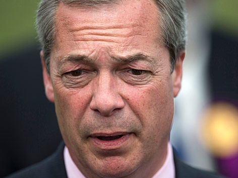 © AP/Matt Dunham UKIP-Chef Nigel Farage