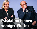 Marine und Jean-Marie Le Pen