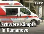 Rettungswagen in Kumanovo