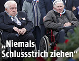 &Uuml;berlebende bei Gedenkfeier zur Befreiung von Mauthausen