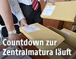 Auslieferung der Aufgabenhefte für die Zentralmatura