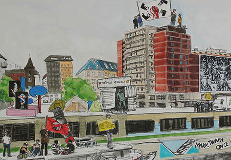 Niemals Vergessen Into the City