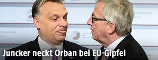 Viktor Orban und Jean-Claude Juncker