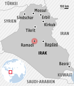© APA/ORF.at Karte des Irak
