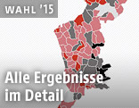 Screenshot zur Hochrechnung der LH-Wahl im Burgenland