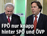 Steiermarks Spitzenkandidaten Landeshauptmann Franz Voves (SPÖ) und Hermnann Schützenhöfer (ÖVP)