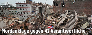 Eingest&uuml;rzte Fabrik "Rana Plaza" in Bangladesh