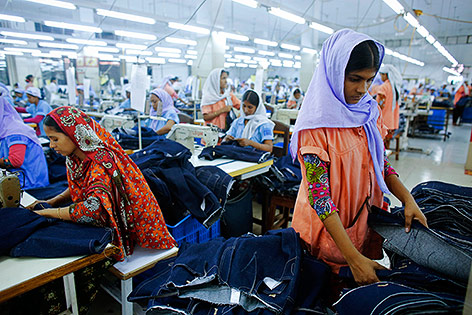 © Reuters/Andrew Biraj Näherinnen in Rana Plaza