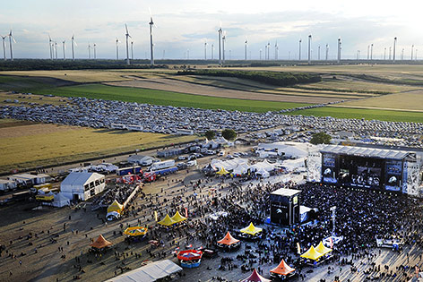 Festivalgelände in Nickelsdorf