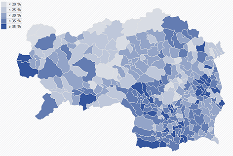 © ORF.at Grafiken zur Steiermarkwahl