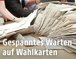 Auszählung der Stimmzettel