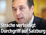 FP&Ouml;-Bundesparteiobmann Heinz Christian Strache
