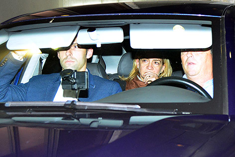 © Corbis/Splash News Die spanische Infantin Cristina in einem Auto