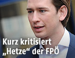 Au&szlig;enminister Sebastian Kurz