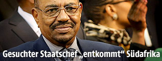 Sudanesischen Staatschef Omar Hassan al-Baschir