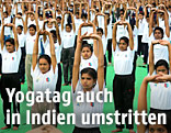 Vorbereitung auf den internationalen Yoga-Tag
