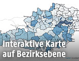 Karte von &Ouml;sterreich