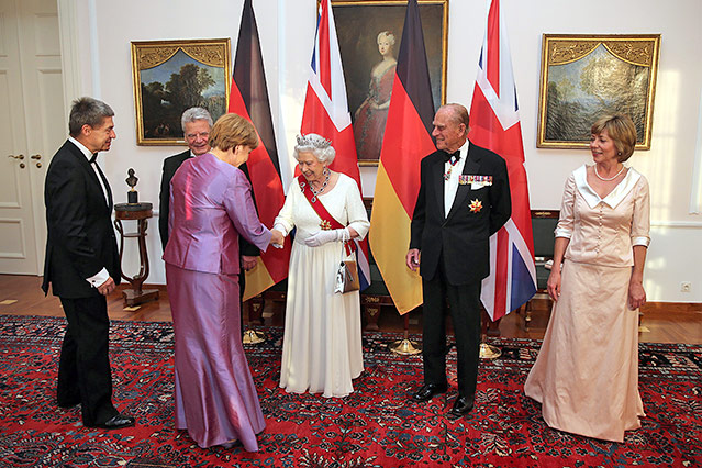 © APA/EPA/Wolfgang Kumm Queen Elizabeth II. beim Staatsbankett