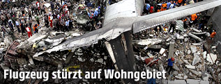 Abgest&uuml;rztes Flugzeug