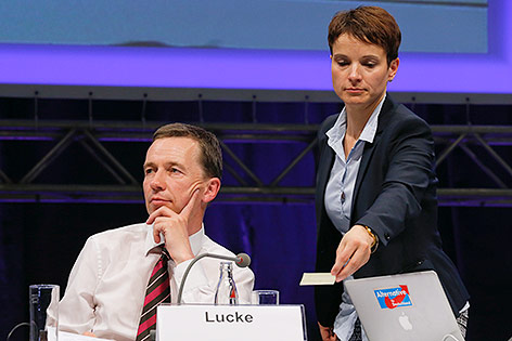 Frauke Petry mit Bernd Lucke
