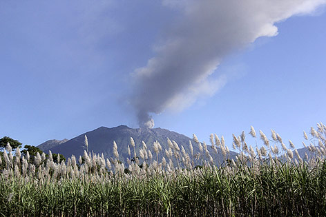 © Reuters/Budi Candra Setya/Antara Foto Aschewolken über dem Vulkan Mount Raung