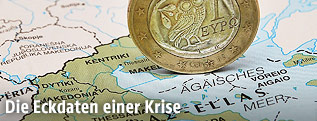 EURO-Münze aus Griechenland
