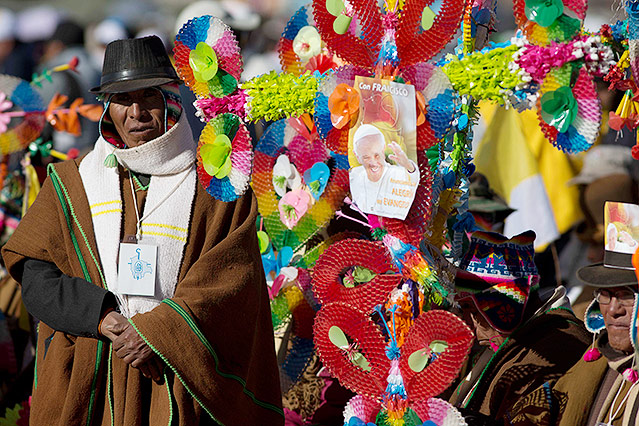 © AP/ Papst Franziskus in Bolivien