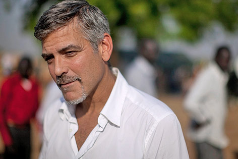© AP/Pete Muller US-Schauspieler George Clooney im Südsudan