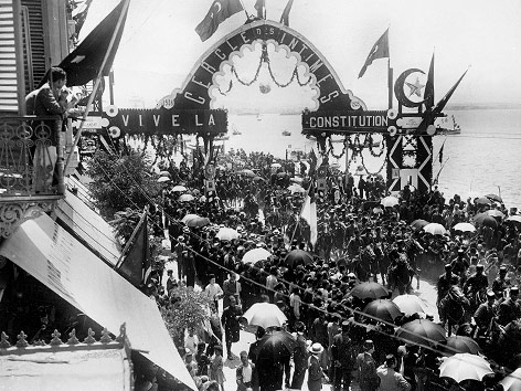 © picturedesk.com/Albert Harlingue/Roger Viollet Türkische Armee in Thessaloniki, 1912
