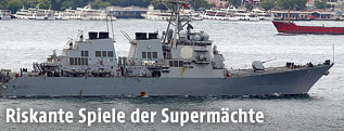 Der US-Zerstörer USS Ross im Schwarzen Meer