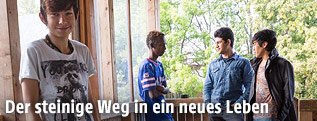 Junge Fl&uuml;chtlinge