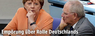 Angela Merkel und Wolfgang Sch&auml;uble