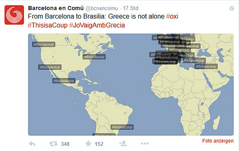 Screenshot von Twitter