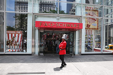 Das Spielzeuggeschäft "FAO Schwarz" in New York City