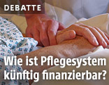 Pflegerin mit Patientin