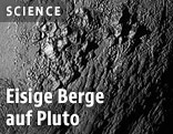 Satellitenbild zeigt Eisberge auf dem Planeten Pluto