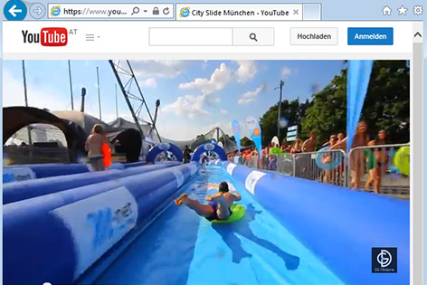 © Screenshot youtube.com/DG Motions City Slide München