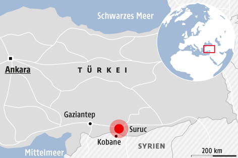© APA/ORF.at Karte der Türkei