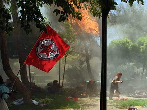 © APA/EPA/Dicle News Agency Anschlag in Suruc