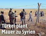 Grenzzaun zwischen Türkei und Syrian
