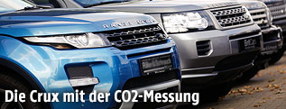 Autos der Marke Landrover