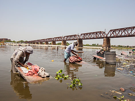 © picturedesk.com/Roberto Moiola , Robert Harding Der Fluss Yamuna bei New Delhi