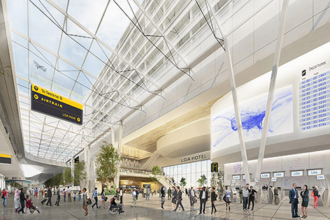 © NY Governor's Office Renderings zeigen geplanten Flughafen LaGuardia