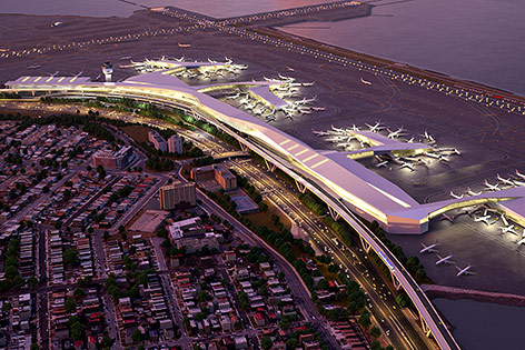 © NY Governor's Office Renderings zeigen geplanten Flughafen LaGuardia