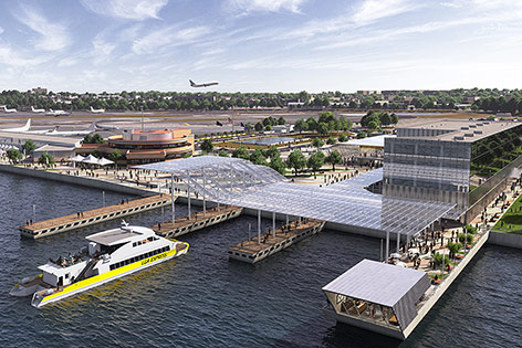 © NY Governor's Office Renderings zeigen geplanten Flughafen LaGuardia